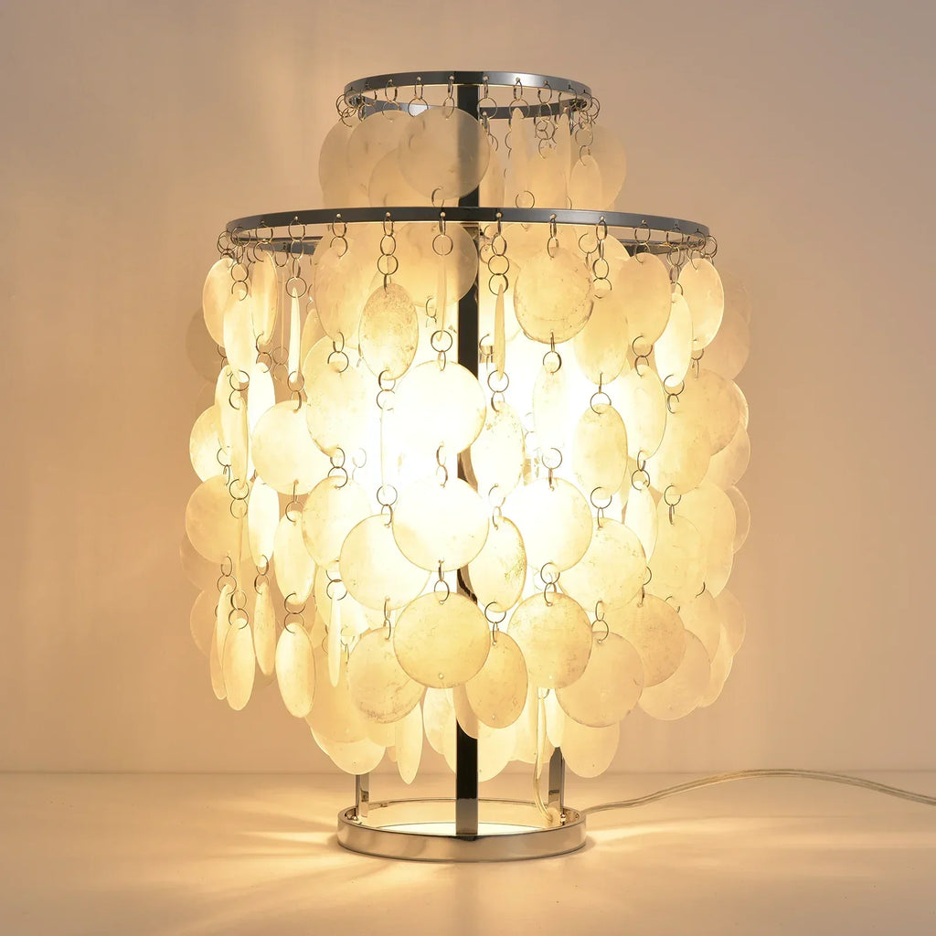 Double Layer Shell Table Lamp | wildoxy