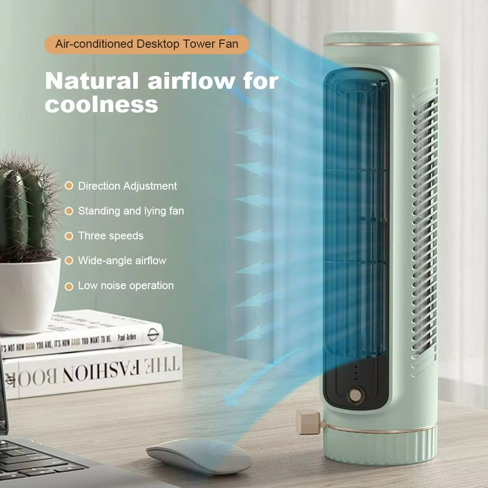 Rotorloser Ventilator — 360°-Luftstrom, Eiskühlung, leise und sicher