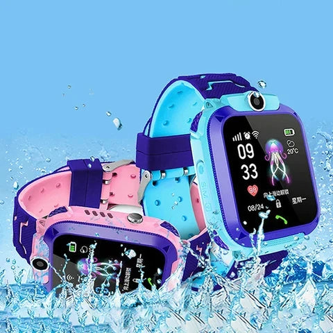 Montre connectée GPS pour enfants - Étanche, bouton SOS, mode école