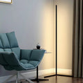 142cm Aluminum LED Corner Lamp — Dimmable, Remote, 3 Colors