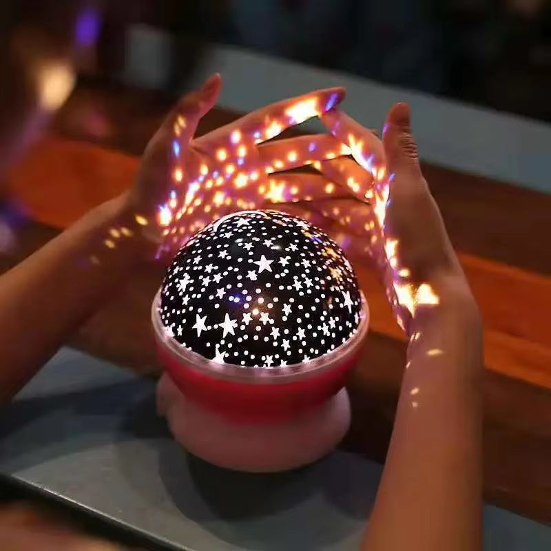 Rechargeable Star Projector — 360° Rotation, Timer