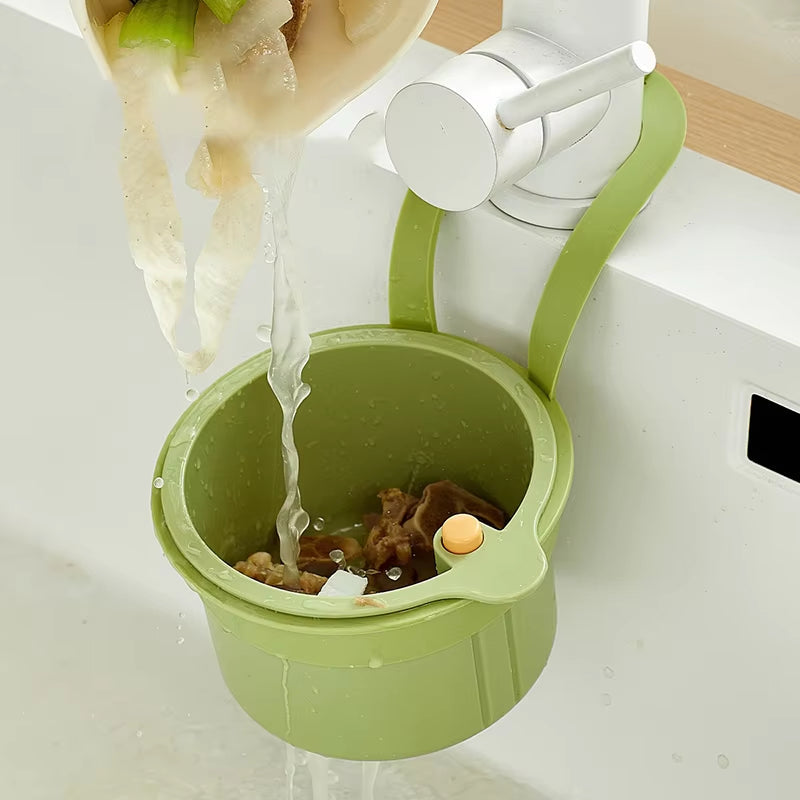 プラスチック製吊り下げ式シンクストレーナーバスケット、20x14x13 cm、BPAフリー