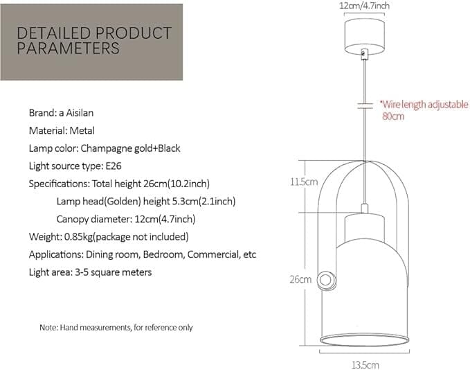 VelaLoft LED Pendant Light — Adjustable Hanging Wire, Warm Ambience