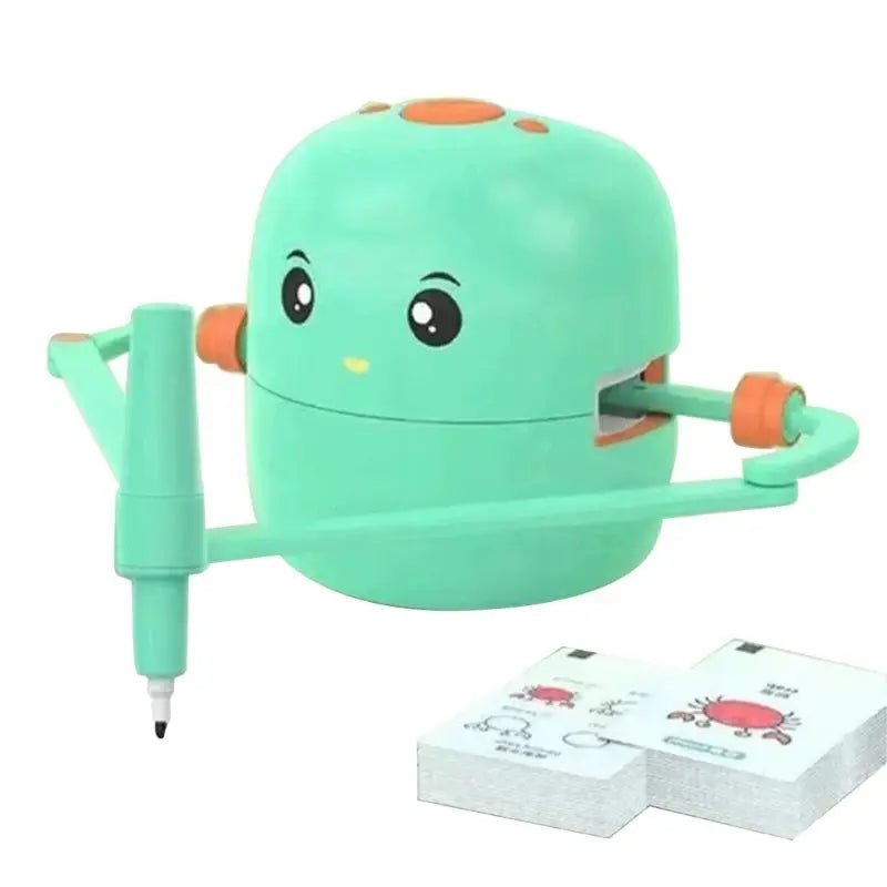 DRAWLEARN Interaktivní kreslicí robot — kartičky s pokyny krok za krokem, rozvoj jemné motoriky