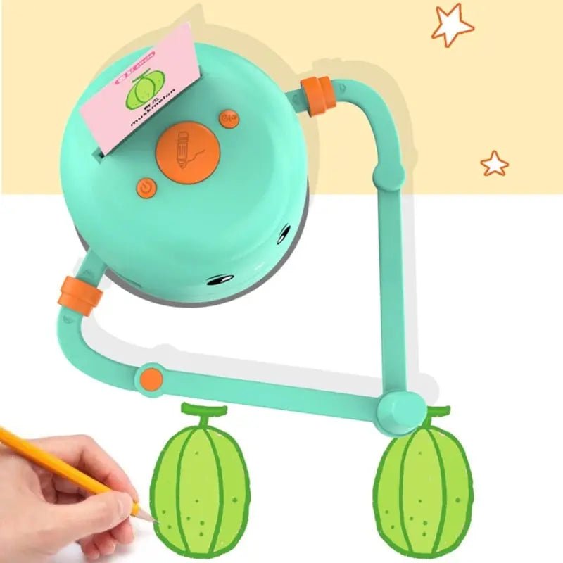 DRAWLEARN Interaktivní kreslicí robot — kartičky s pokyny krok za krokem, rozvoj jemné motoriky