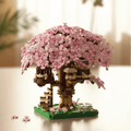 Zestaw Dreambloom Cherry Blossom Micro Treehouse — kompaktowy, szczegółowy zestaw konstrukcyjny