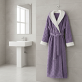 DreamWeave Plush Long Hooded Robe — Extended Length, Silky Soft Texture