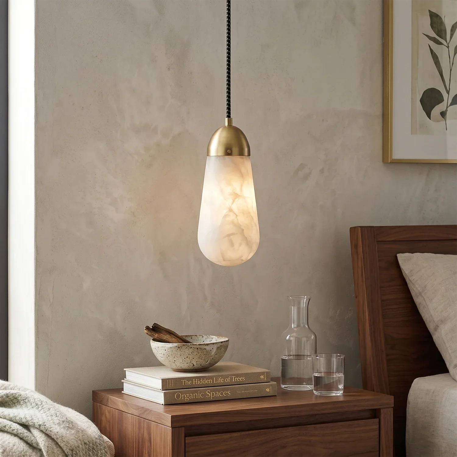Droplet Alabaster Multi-Light Chandelier | wildoxy