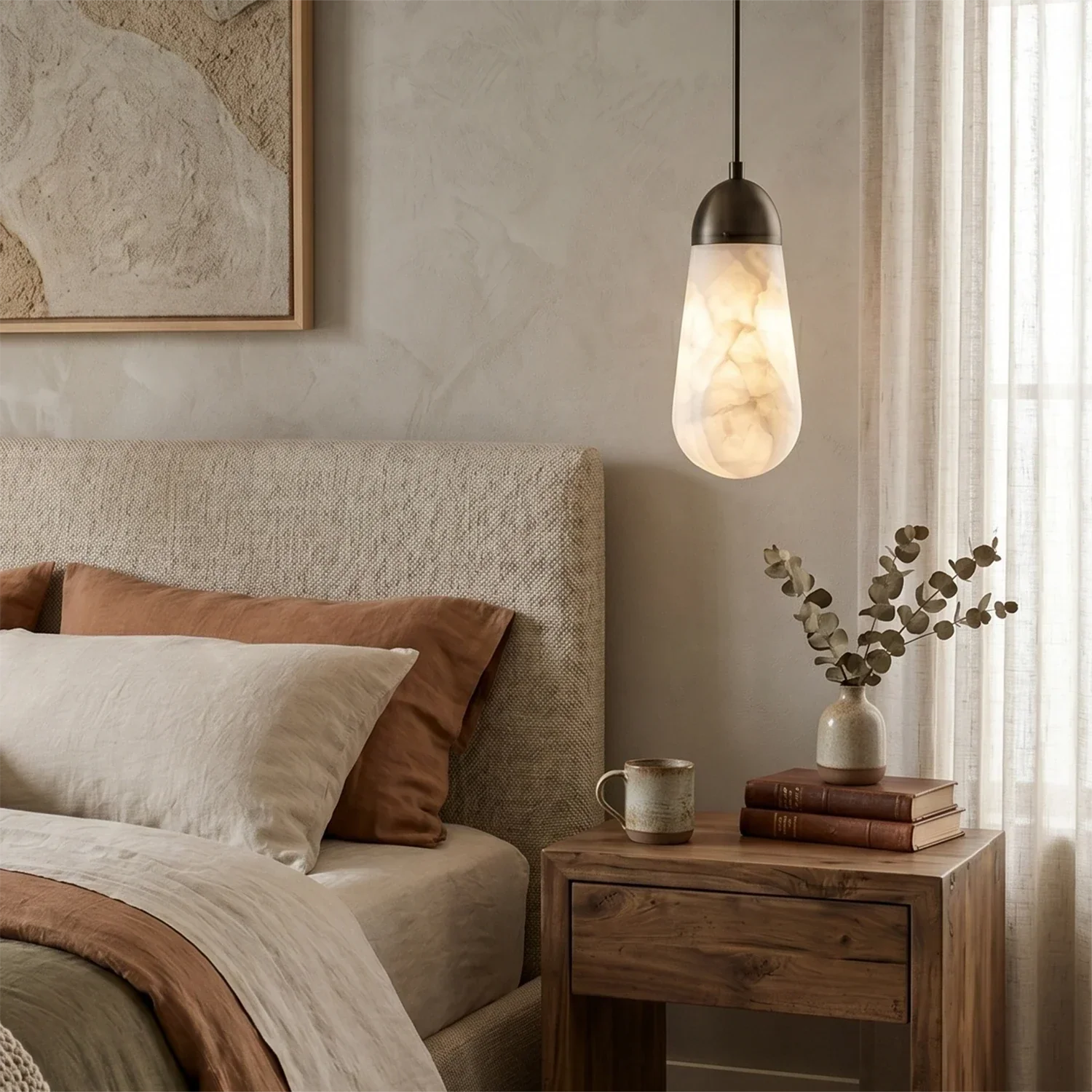 Droplet Alabaster Multi-Light Chandelier | wildoxy