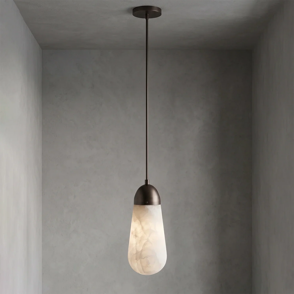 Droplet Alabaster Multi-Light Chandelier | wildoxy