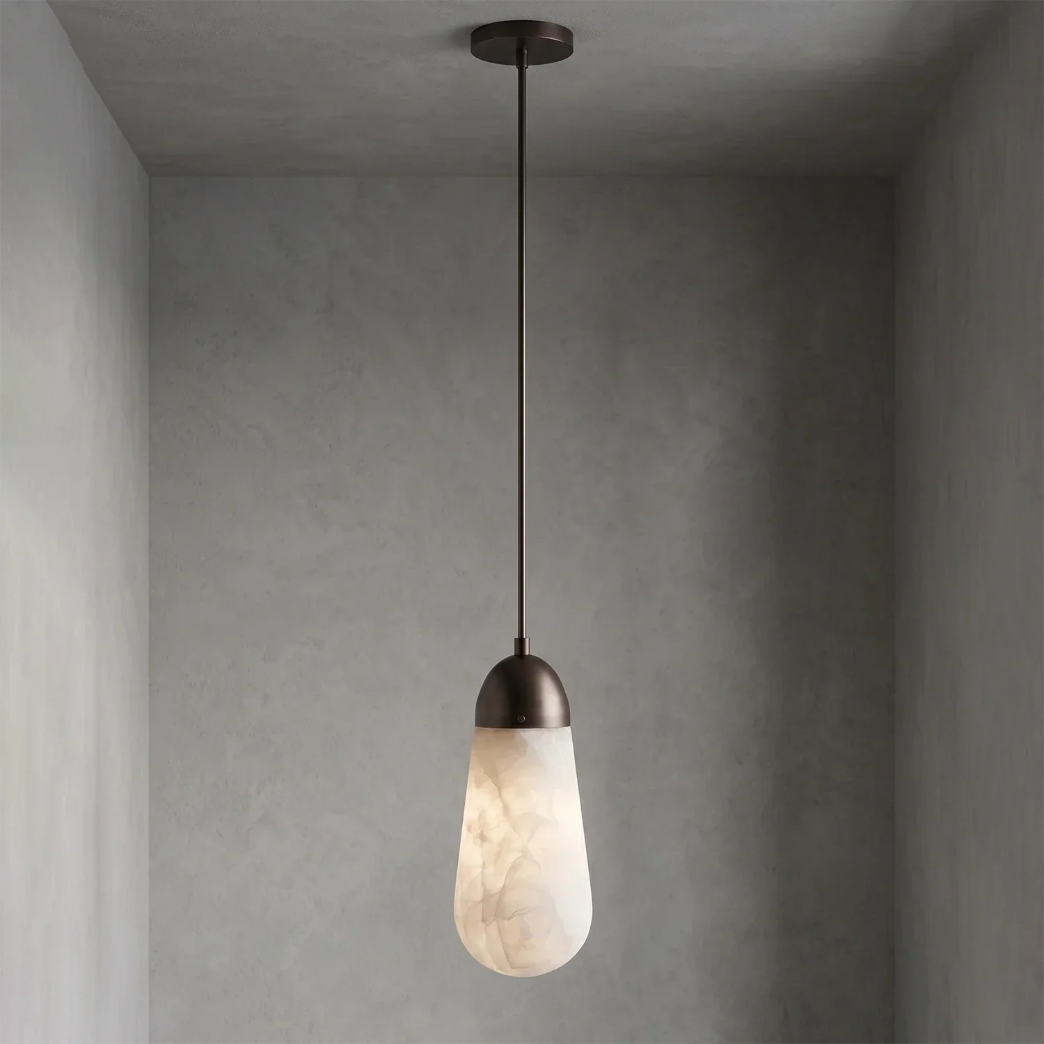 Droplet Alabaster Multi-Light Chandelier | wildoxy