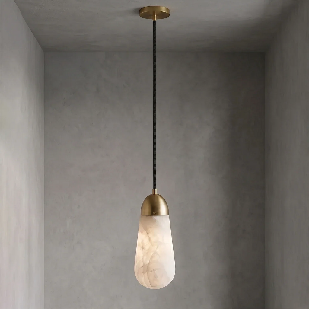 Droplet Alabaster Multi-Light Chandelier | wildoxy