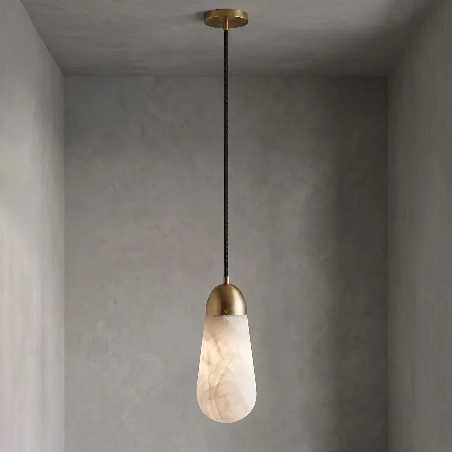 Droplet Alabaster Multi-Light Chandelier | wildoxy
