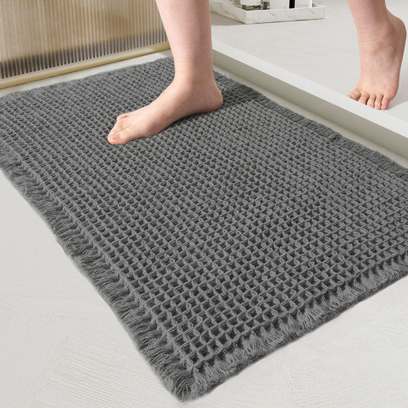 DRYMESH rychleschnoucí koupelnová předložka — Vysoce absorpční povrch s voštinovou síťovinou, měkká polstrovaná vrchní vrstva