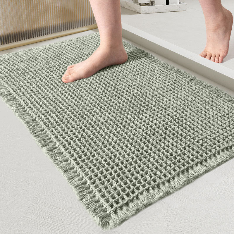 DRYMESH rychleschnoucí koupelnová předložka — Vysoce absorpční povrch s voštinovou síťovinou, měkká polstrovaná vrchní vrstva