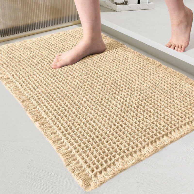 DRYMESH rychleschnoucí koupelnová předložka — Vysoce absorpční povrch s voštinovou síťovinou, měkká polstrovaná vrchní vrstva