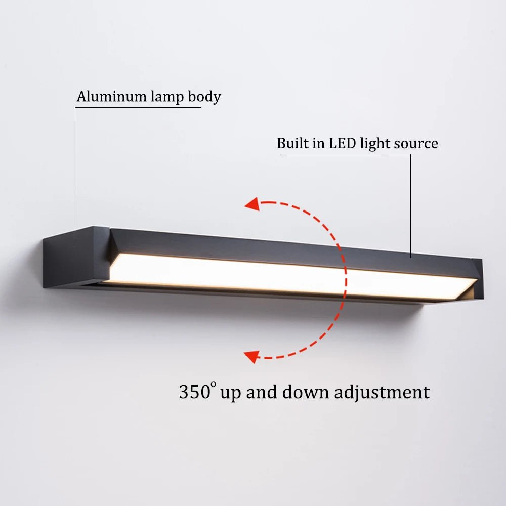 DRYSPARK verstelbare led-wandlamp - waterdicht model voor buiten