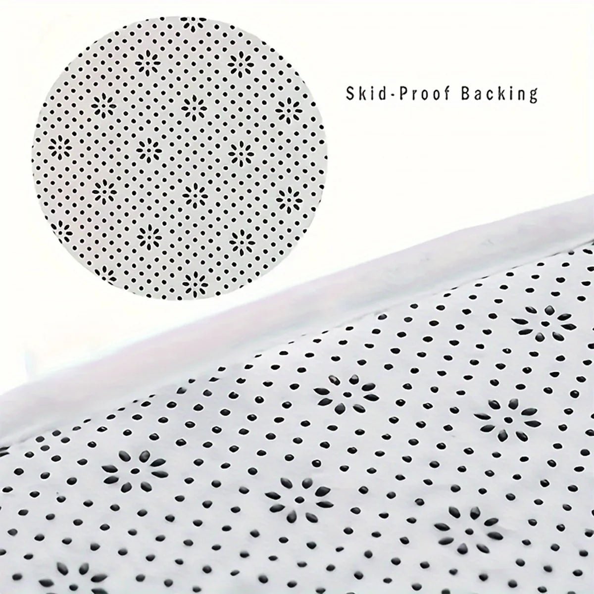 Drystay Griply Curved Absorbent Bath Mat — Stable Non-Slip Base, Ergonomic Shape