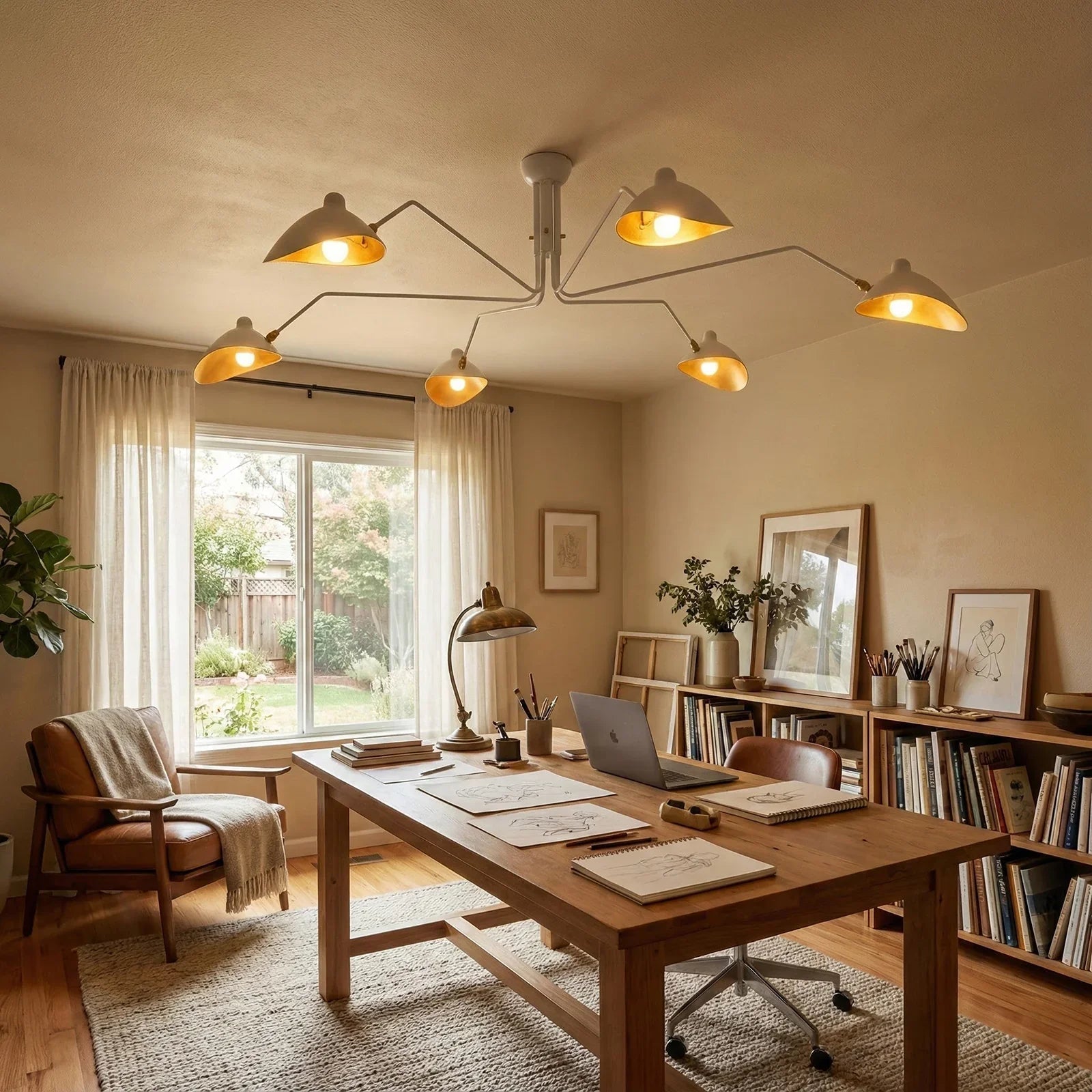 Duckbill Shaped Spider Ceiling Light | wildoxy
