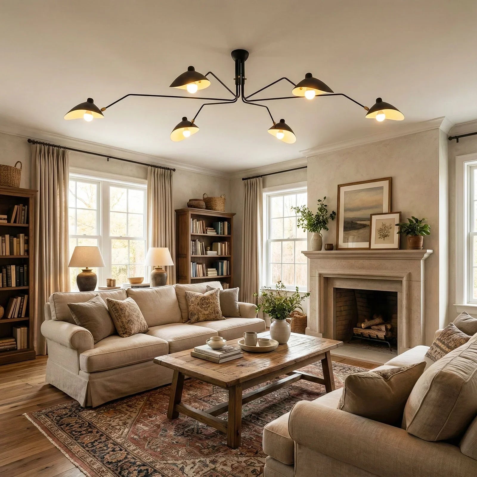 Duckbill Shaped Spider Ceiling Light | wildoxy