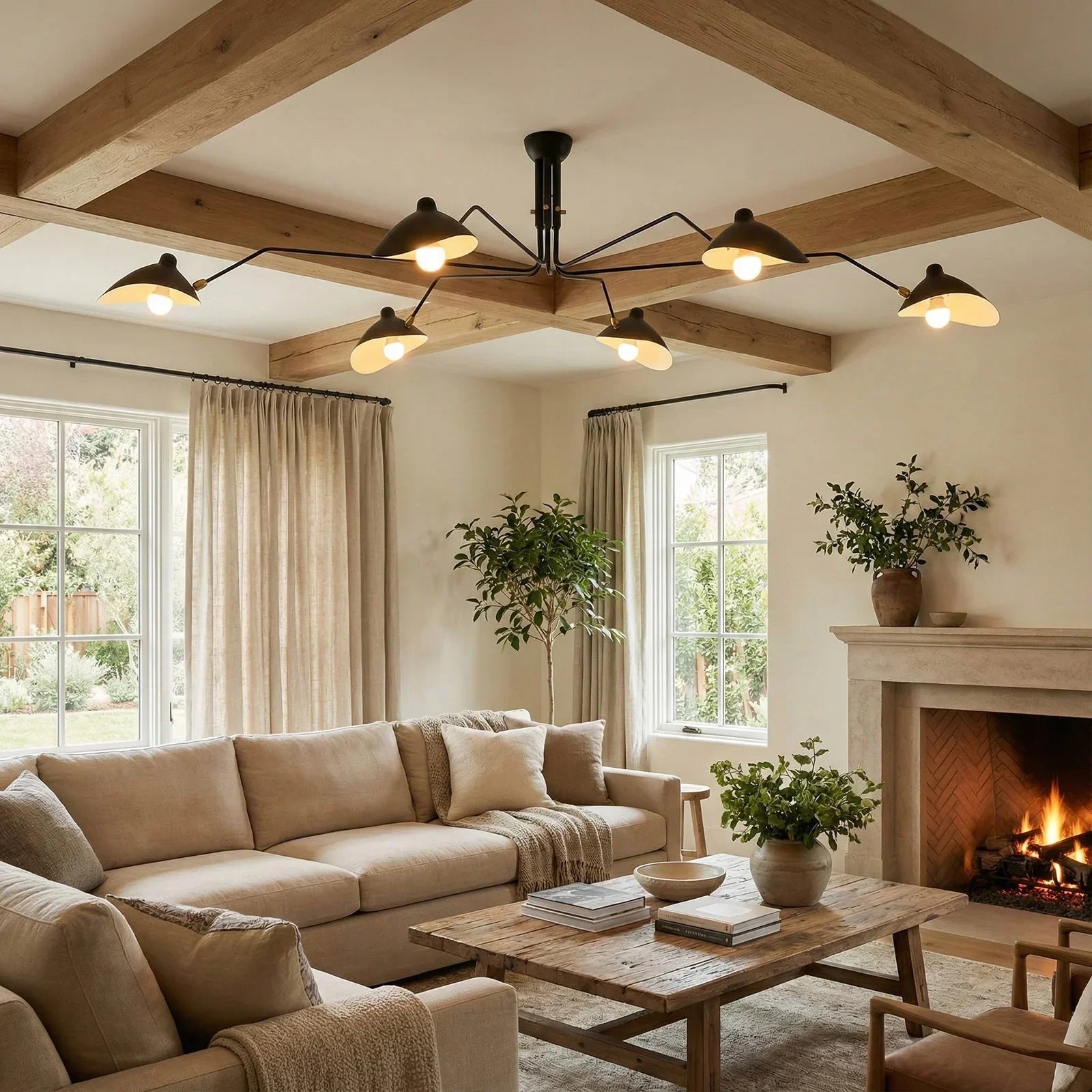 Duckbill Shaped Spider Ceiling Light | wildoxy