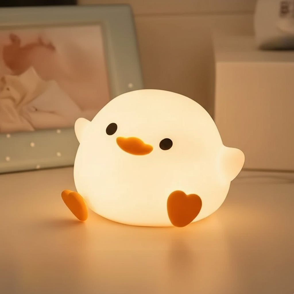 Ducklume Soft Silicone Duck Night Light — Direct Touch Sensor