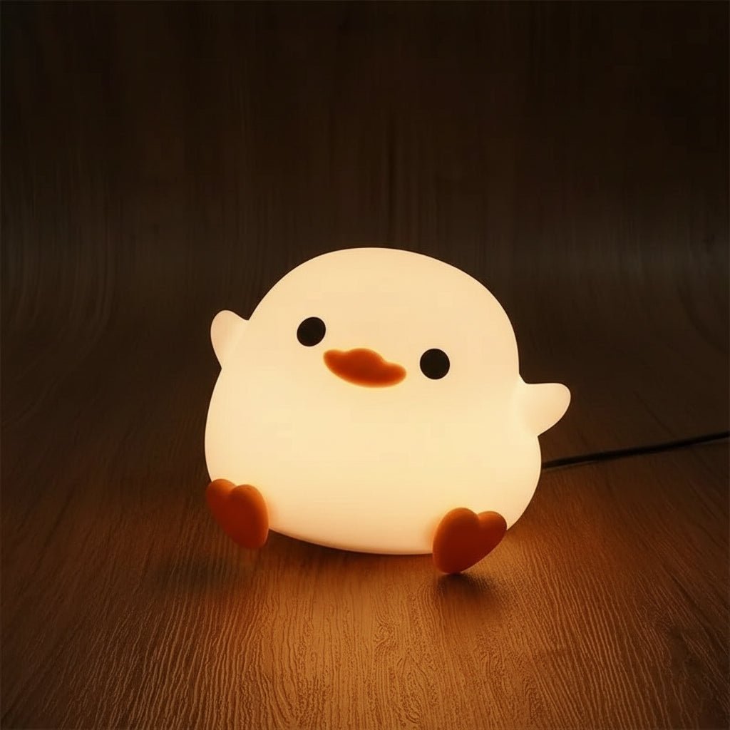 Ducklume Soft Silicone Duck Night Light — Direct Touch Sensor