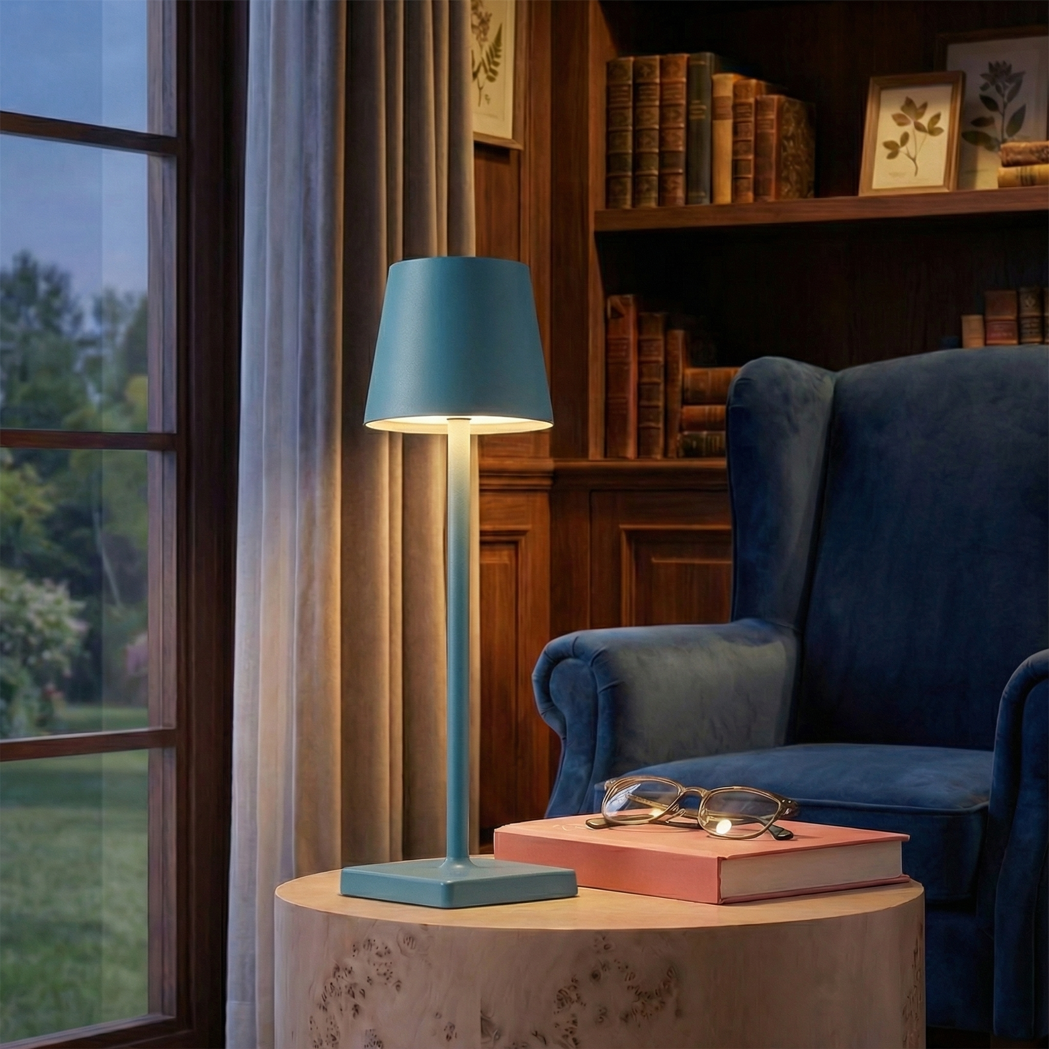 Control Dimmable Rechargeable LED Table Lamp - Wildoxy