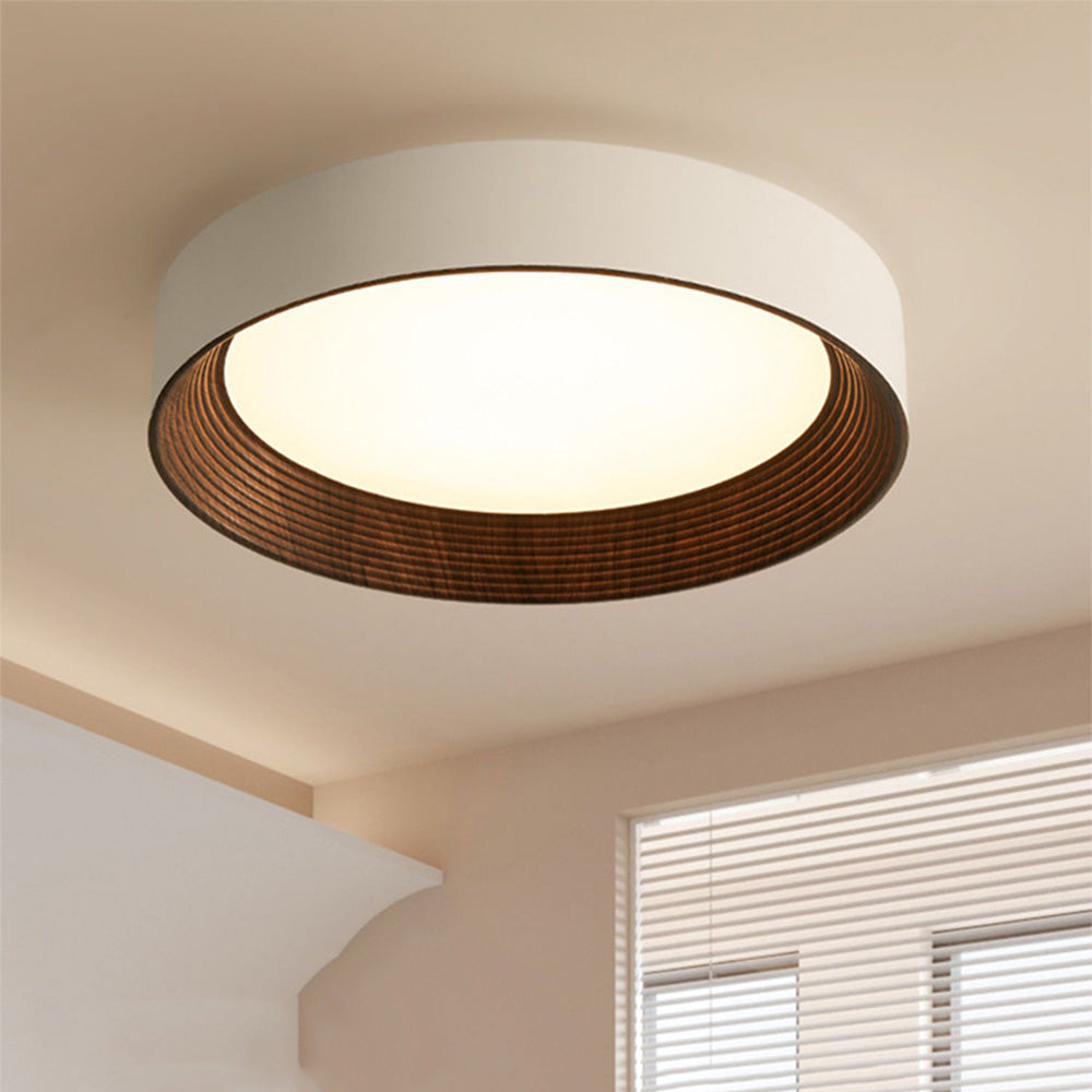 Ronde platte led-plafondlamp — slank ontwerp