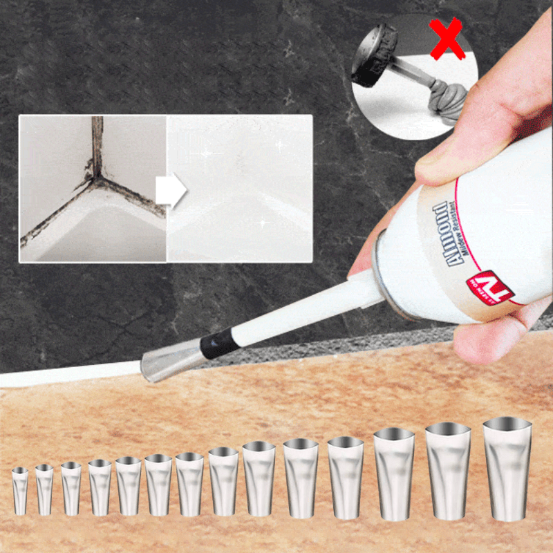 Finetouch 14-In-1 Stainless Steel Applicator Kit — Precision Sealant Shaping Tools