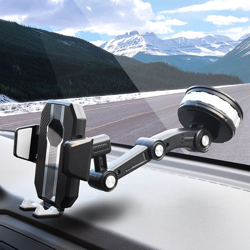 Suport universal pentru telefonul din mașină — braț la 360°, pentru parbriz/bord