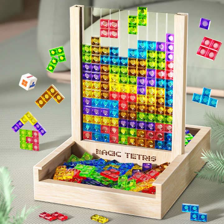 Ξύλινο Παζλ Tetris ECOBLOCK — Ανθεκτικός, Οικολογικός Σχεδιασμός