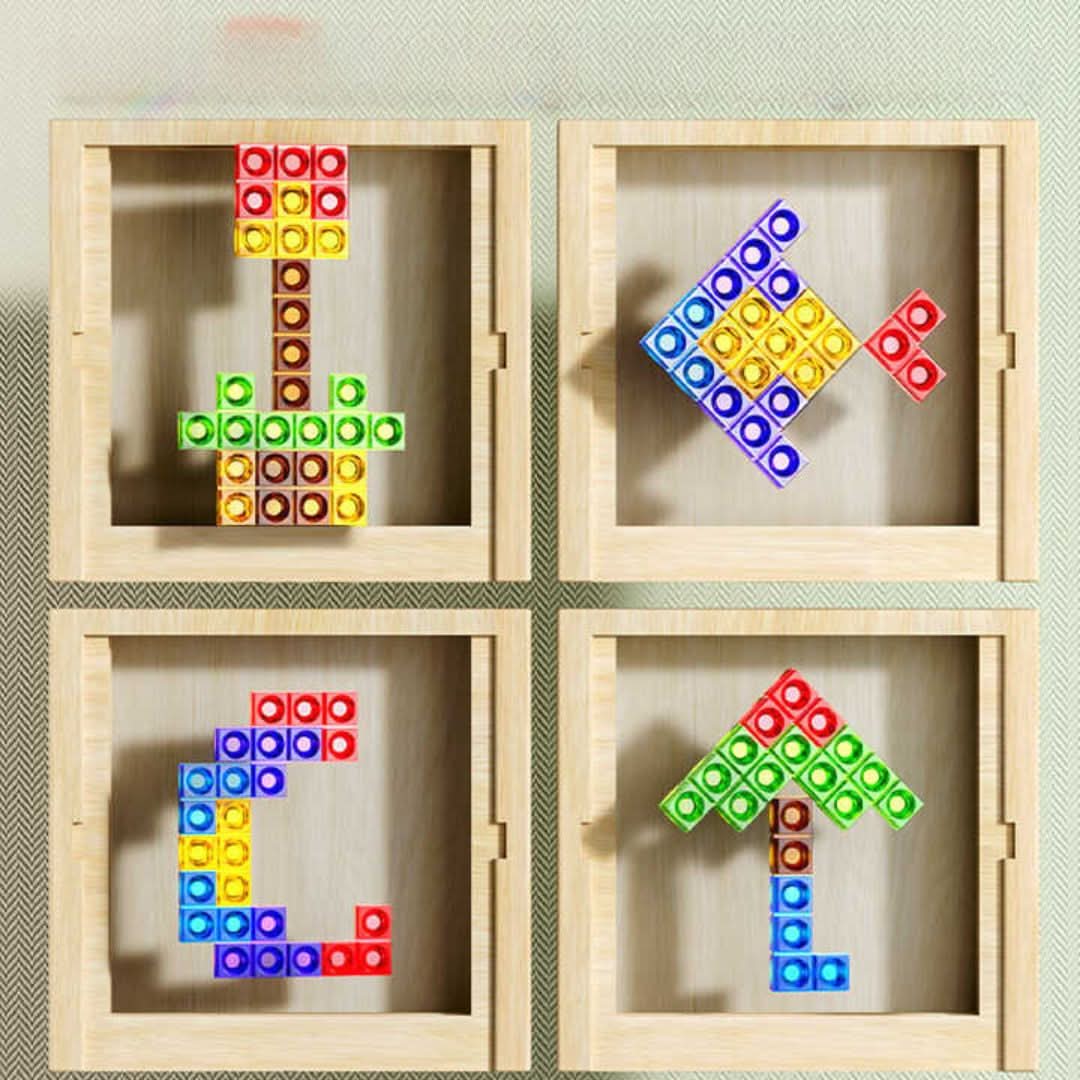 Ξύλινο Παζλ Tetris ECOBLOCK — Ανθεκτικός, Οικολογικός Σχεδιασμός