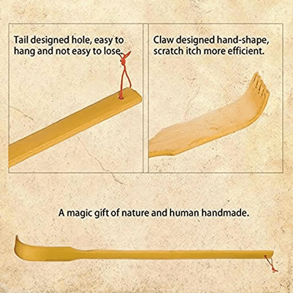 ECOCLAW Bamboo Back Scratcher — Handcrafted, Eco-Friendly Design