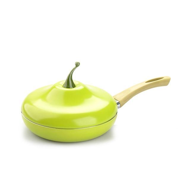 ECOFRY セラミック製ノンスティックフライパン - 均一な熱分布、料理が簡単に離れる