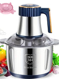 Maszynka do mielenia mięsa ze stali nierdzewnej 5 l, 5000 obr./min, niebieska