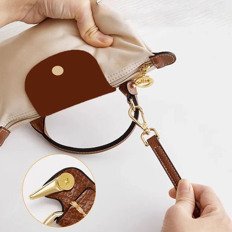 EliteStrap Leather Strap — Adjustable Length for Mini Longchamp Handbag