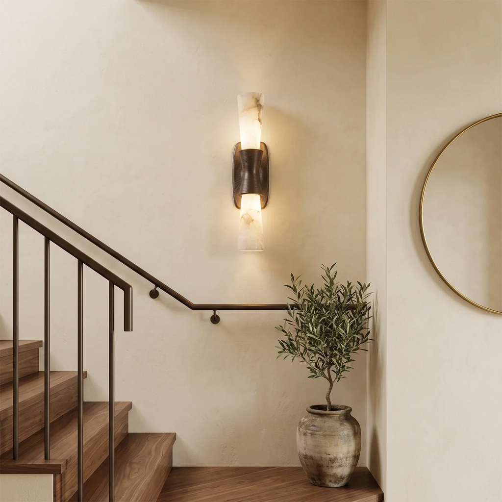Elysian Alabaster Wall Sconce | wildoxy