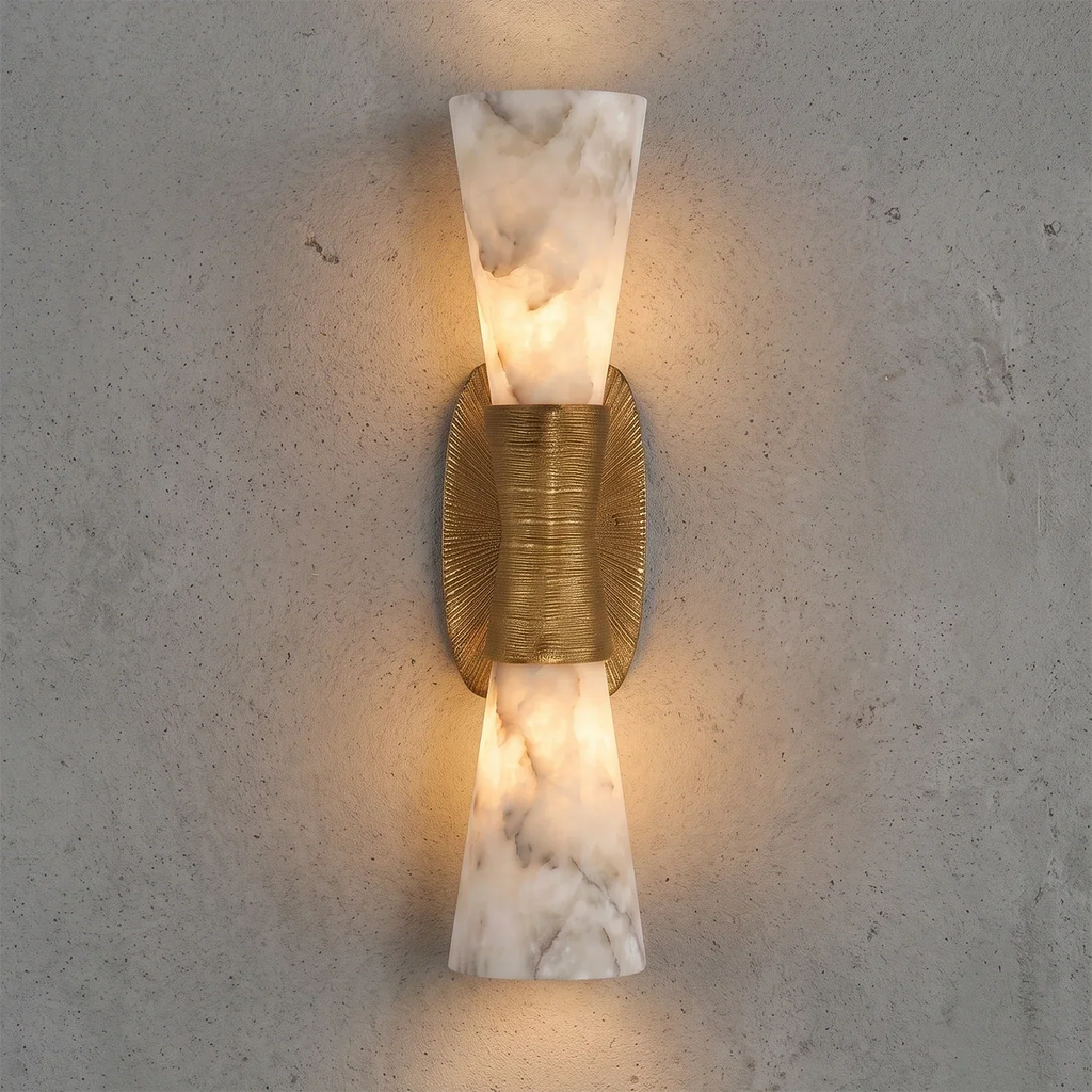 Elysian Alabaster Wall Sconce | wildoxy