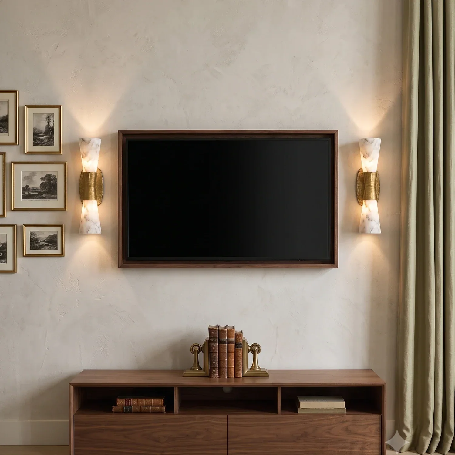Elysian Alabaster Wall Sconce | wildoxy