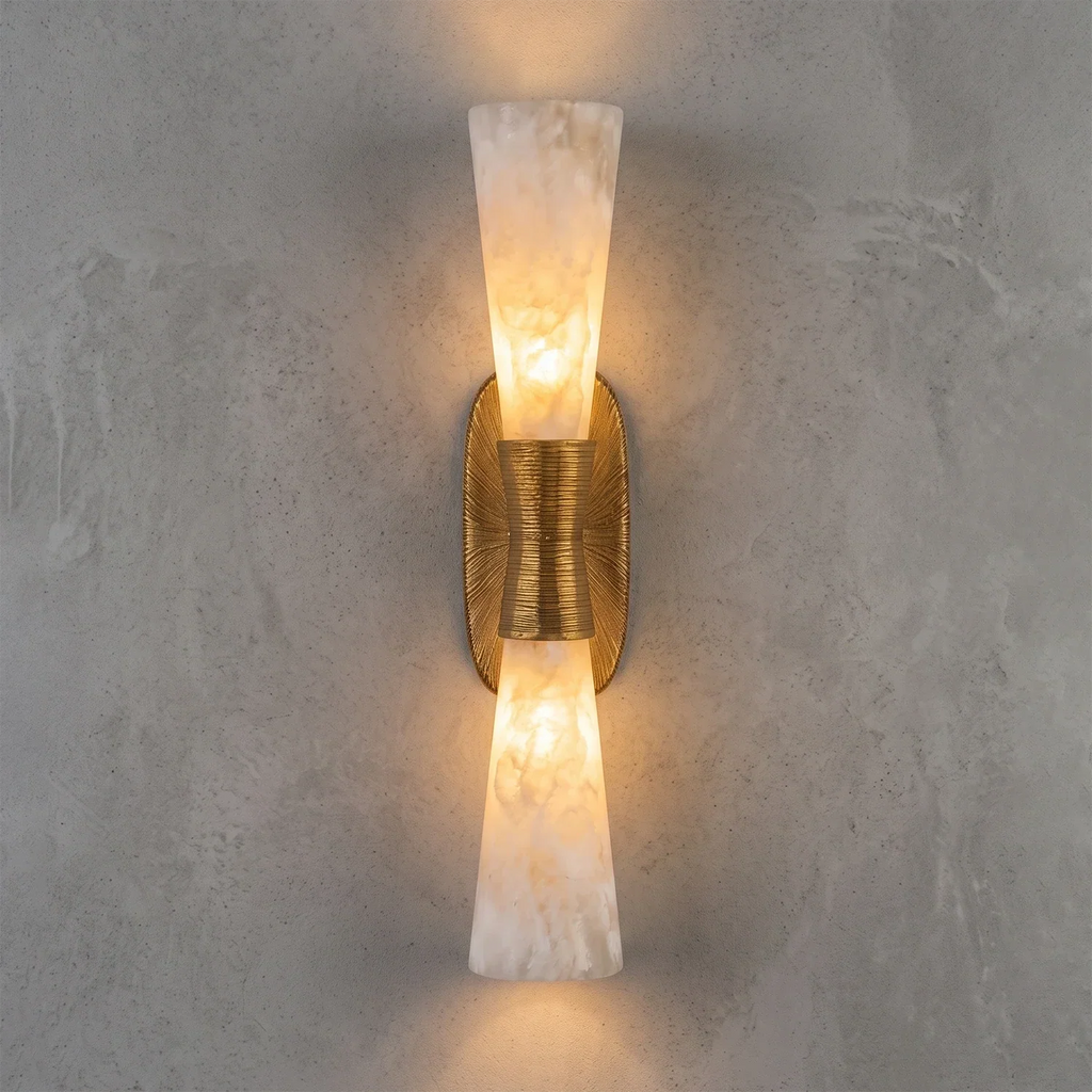 Elysian Alabaster Wall Sconce | wildoxy