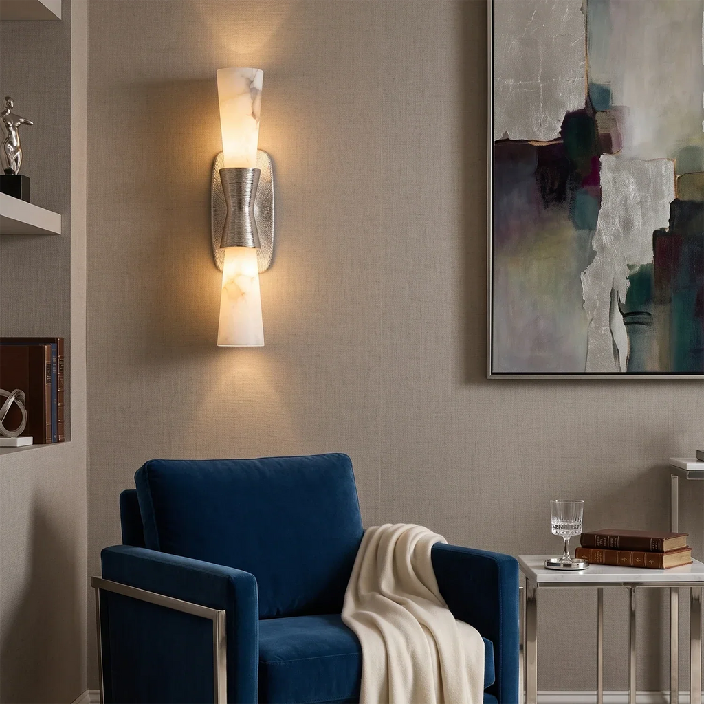 Elysian Alabaster Wall Sconce | wildoxy
