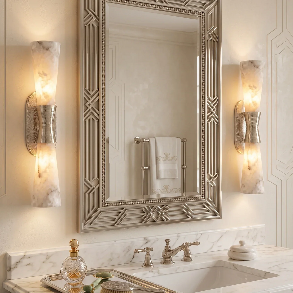 Elysian Alabaster Wall Sconce | wildoxy