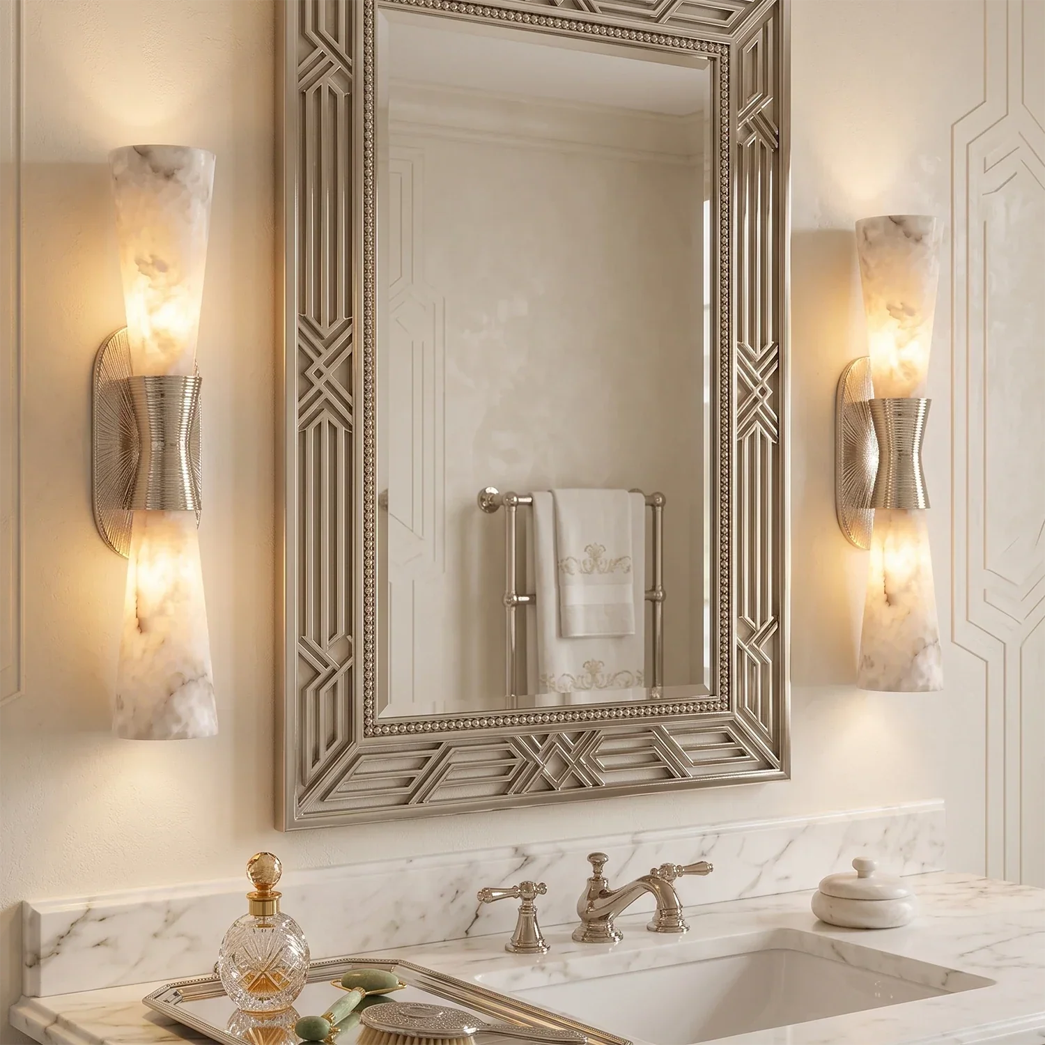 Elysian Alabaster Wall Sconce | wildoxy