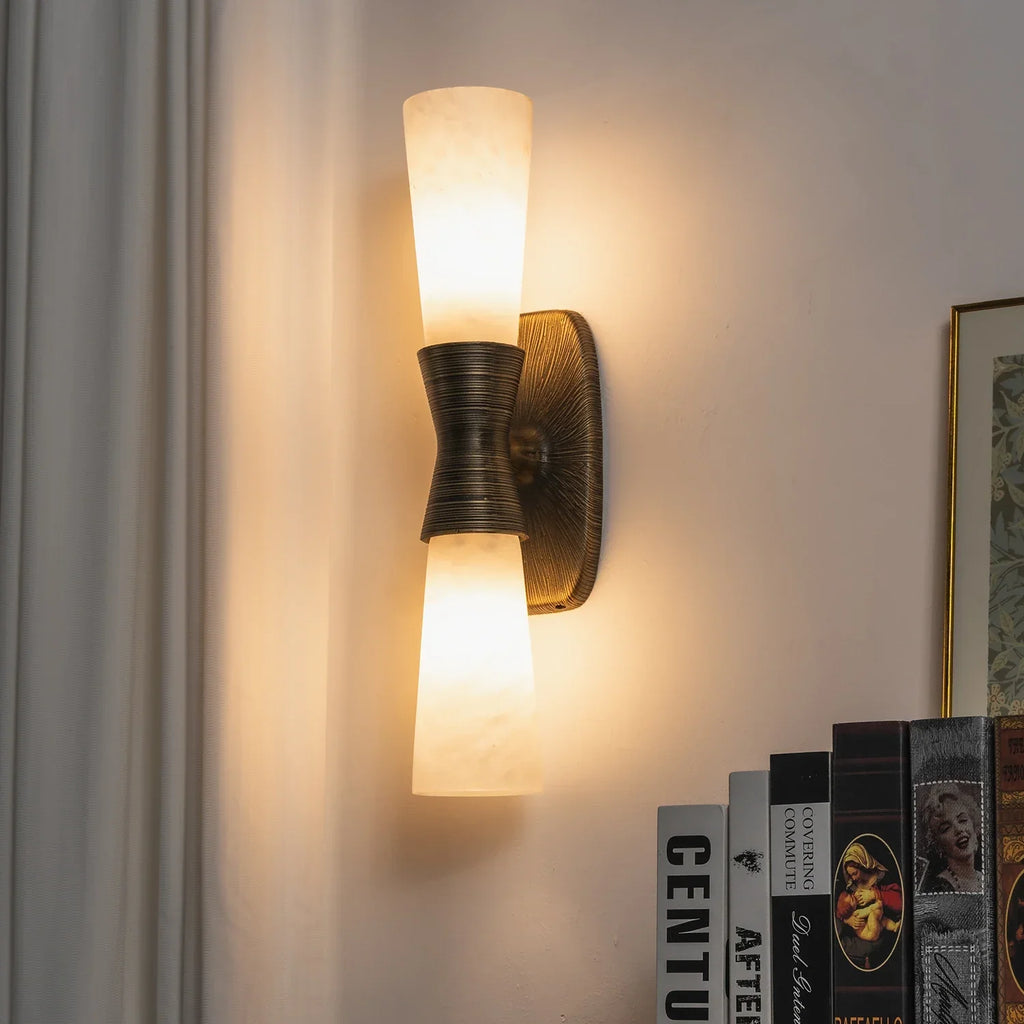 Elysian Alabaster Wall Sconce | wildoxy