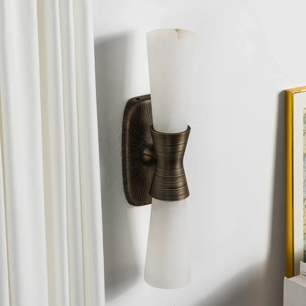 Elysian Alabaster Wall Sconce | wildoxy
