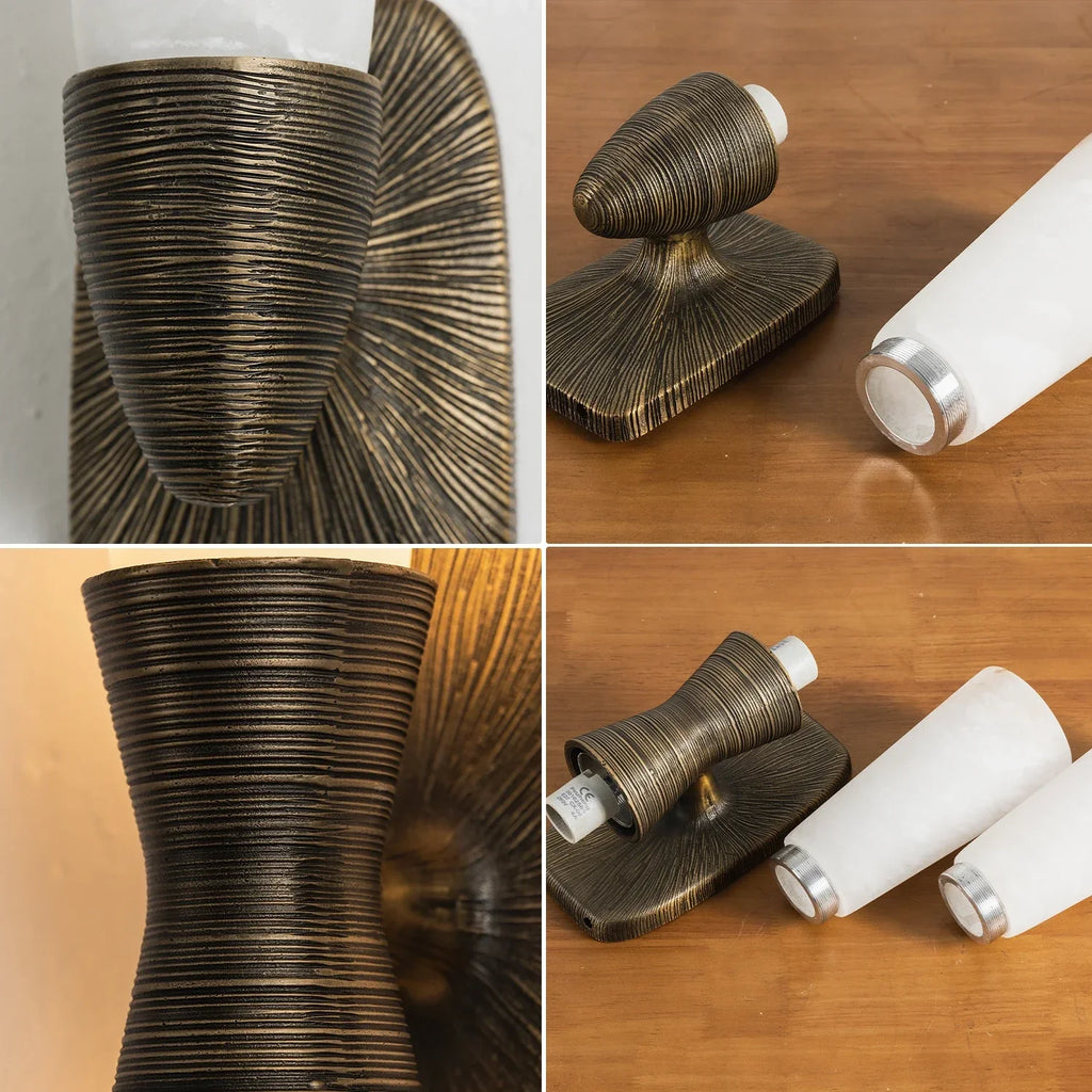 Elysian Alabaster Wall Sconce | wildoxy