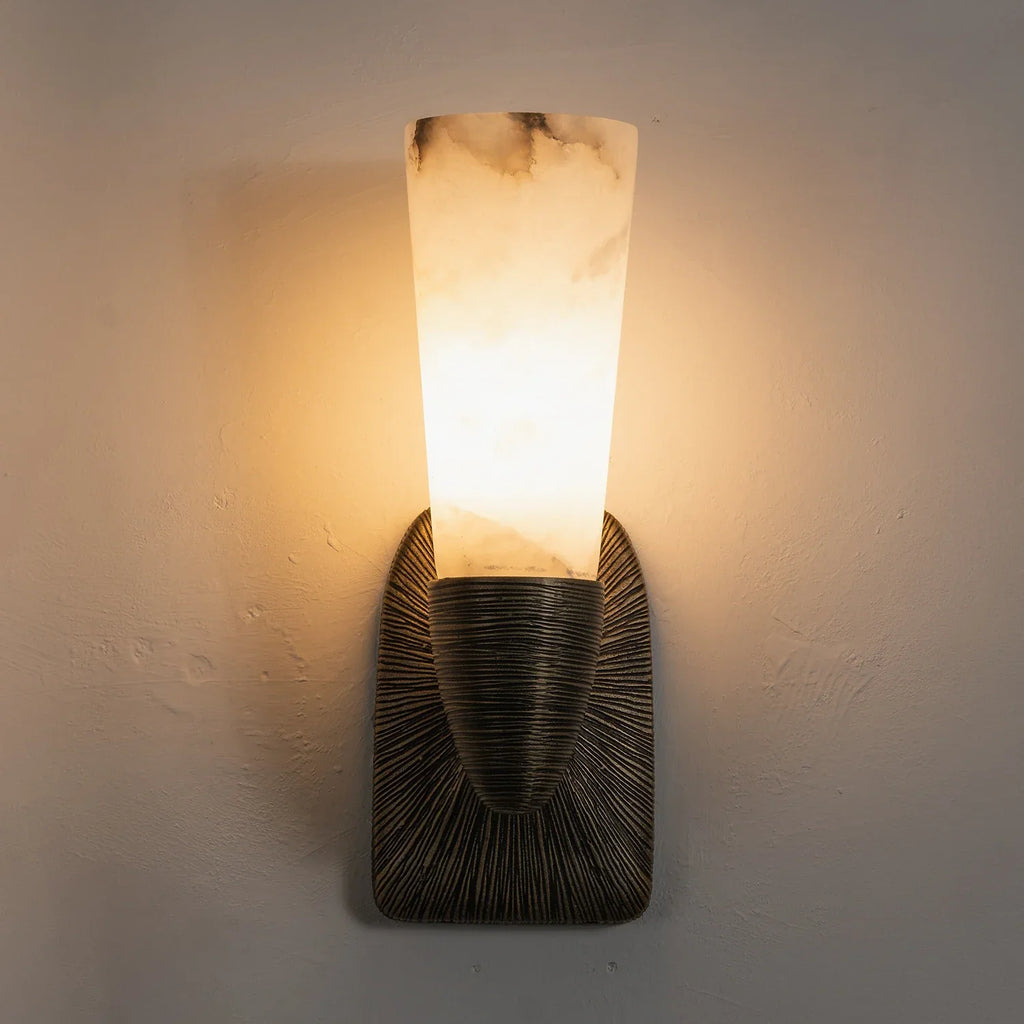 Elysian Alabaster Wall Sconce | wildoxy