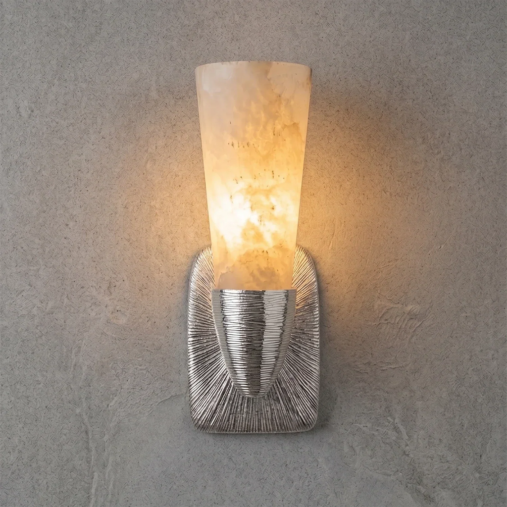 Elysian Alabaster Wall Sconce | wildoxy