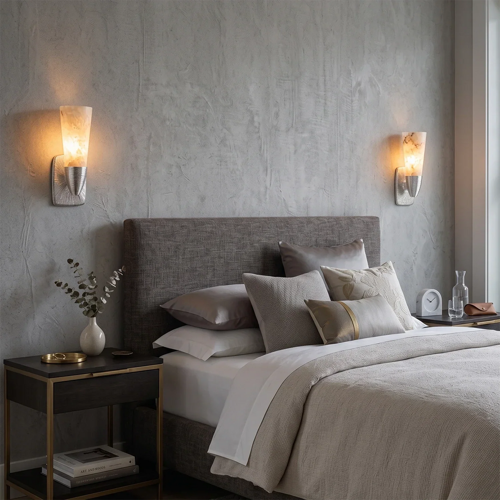Elysian Alabaster Wall Sconce | wildoxy